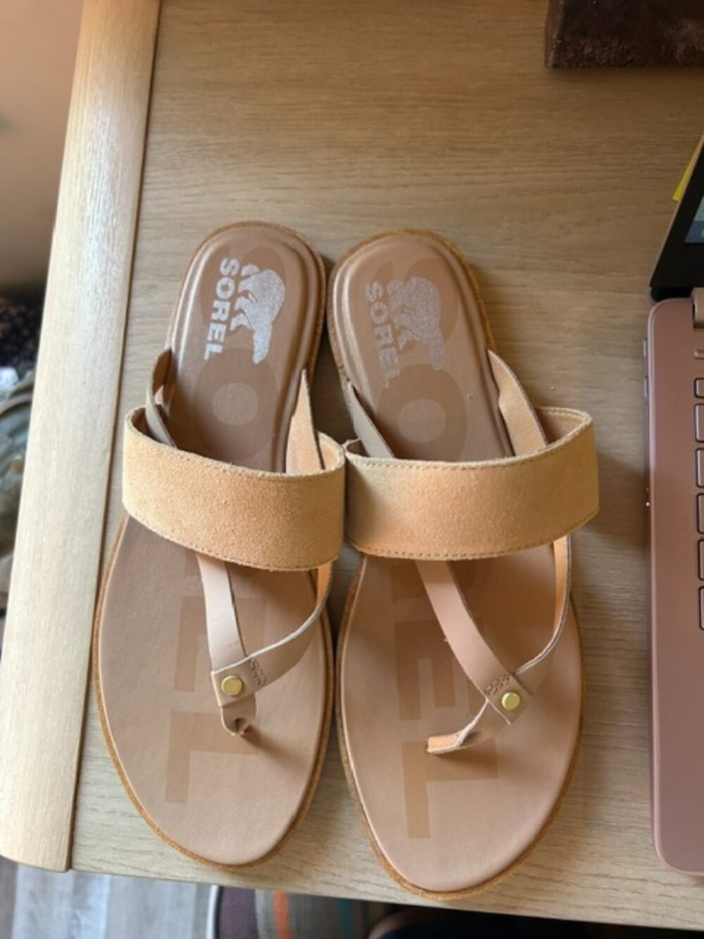 Sorel Suede/Leather Sandal